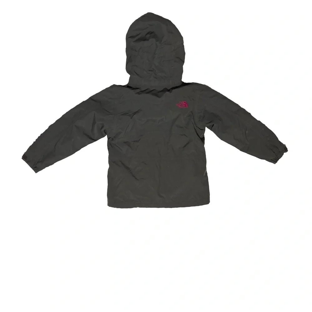 The North Face Charcoal Jacket with Magenta Lining XS 6 ☀️